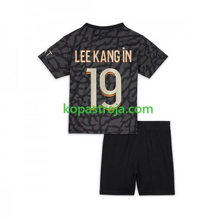 Billiga Fotbollströjor Paris Saint-Germain Lee Kang In 19 Barn Tredje tröja 2023/24 Kortärmad